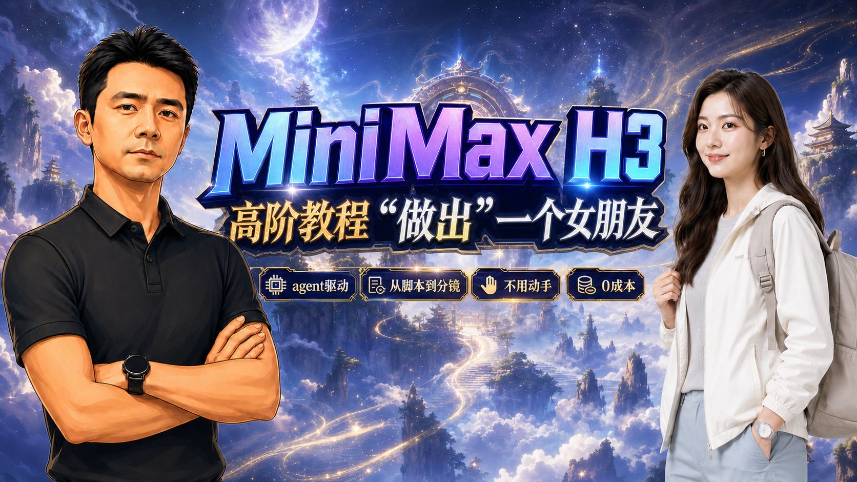 MiniMax H3+Agent全自动生产完整教程｜一套可复刻的AI短片流水线